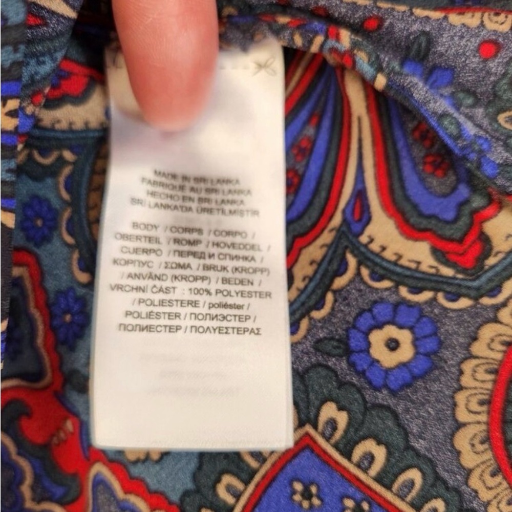 Ralph Lauren paisley Print Women’s Blouse aso Kate Middleton - Picture 4 of 4